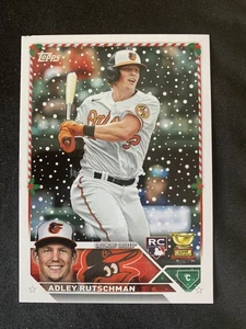 2023 Topps Holiday - Adley Rutschman #H50 (RC) - Picture 1 of 2