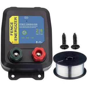 Electric Fence Energizer plus 250,Electric Fence Charger and 17 Gauge Spool Alum - Picture 1 of 12