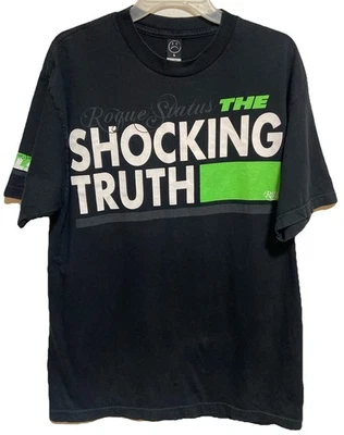 Camiseta De Colección Rogue Status Kills Grande Deletreada Gráfica Shocking Truth Talla L Foto 1 de 4