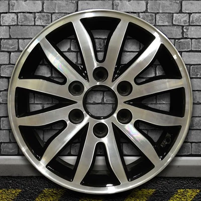 Machined Bright Black OEM Factory Wheel for 2006-2012 Kia Sedona - 17x6.5 - Image 1 of 3