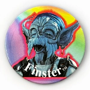 Vintage 1994 POG FINSTER * Power Caps * Mighty Morphin Power Rangers * #25 - Picture 1 of 2