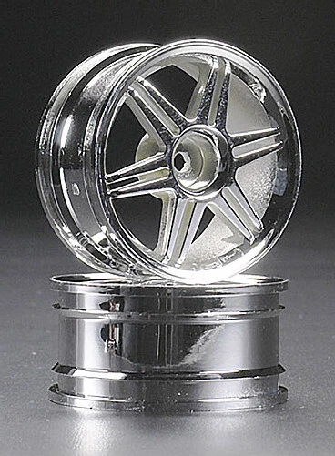 NEW HPI 12-Spoke Corsa Wheel 26mm Chrome (2) - Image 1 of 1