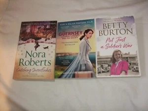3  Paperback Books By Roberts/Shaffer & Barrows/Burton All Listed Box BH - Picture 1 of 7