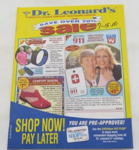 DR. LEONARD'S CATALOG 2016 America's Leading Discount Healthcare #4145 - Picture 1 of 6