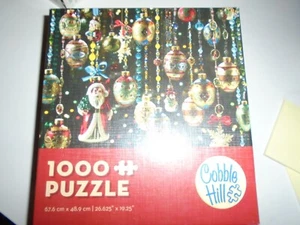 Puzzle Cobble Hill Vintage Christmas Ornaments1000 Pieces Made in USA - Picture 1 of 5
