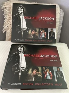 MICHAEL JACKSON Platinum Edition COLLECTOR'S VAULT Hard Cover Tribute Collection - Picture 1 of 7