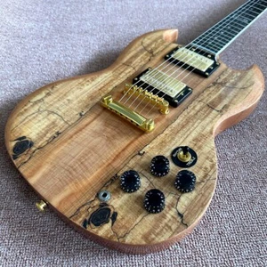 Factory Customized Map Holzmaserung Original Holzfarbe E-Gitarre - Bild 1 von 11