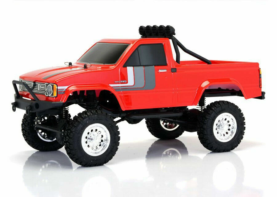 Thunder Tiger TOYOTA Hilux 1/12 PICK-UP Truck RTR Blue Black Red U.S Regulations - Image 1 of 4