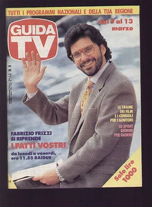 GUIDA TV MONDADORI 9/1993 FABRIZIO FRIZZI I FATTI VOSTRI VIDEOMUSIC BERGAMO TV - Picture 1 of 1