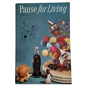 Coca-Cola 1955 #4 Pause for Living Advertising Magazine Flower Arrangement Coke - Picture 1 of 5