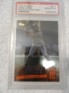 1994 Classic Cream of the Crop Derek Jeter Yankees #C17 HOF RC PSA 10 GEM MT