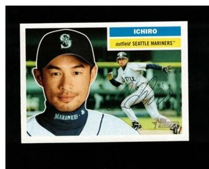 2005 TOPPS HERITAGE ICHIRO SUZUKI #7A RUNNING SP SEATTLE MARINERS
