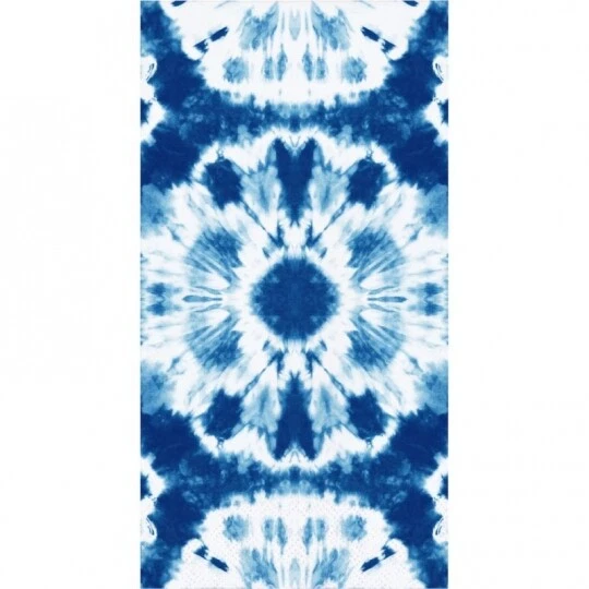 Paquete de 16 servilletas de papel para cena toallas de invitados de 3 capas de vajilla de 4" x 8" Elise Shibori Foto 1 de 1