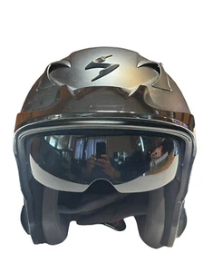 EXO-CT220 Open Face Helmet Flat Black 3XL  By Scorpion Some Scuffs - Picture 1 of 10