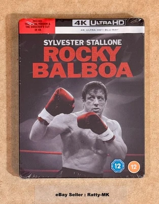 ROCKY BALBOA - UK EXCLUSIVE 4K + BLU RAY STEELBOOK - NEW & SEALED - Image 1 of 4