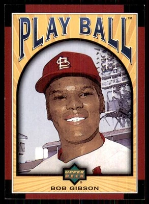 2004 Upper Deck Play Ball #36 Bob Gibson St. Louis Cardinals - Image 1 of 2