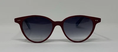 Lafont NecPlusUltra6012 Red Sunglasses with Blue/White Back, Blue Gradient Lens - Image 1 of 3