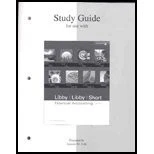 STUDY GUIDE TO ACCOMPANY FINANCIAL ACCOUNTING By Robert Libby & Patricia A. - Image 1 of 1