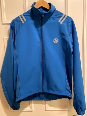 Nashbar Mens Cycling Softshell Windproof Jacket-Blue-Small-Excellent Cond. - Image 1 of 4