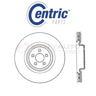 Centric C-TEK Disc Brake Rotor for 2009-2016 Jaguar XF 2.0L 3.0L 4.2L 5.0L yy Foto 1 de 4