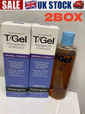 2pcs 250ml Neutrogena T/Gel Therapeutic Shampoo (Total 500ml)