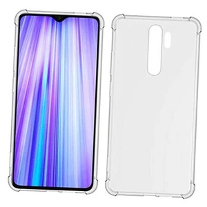 Case for Xiaomi Mi Redmi Note 8 Pro Clear Crystal TPU Four Corners Bumper - Picture 1 of 7