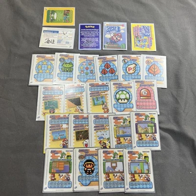 Lote de 20 cartas de lector electrónico de Super Mario Advance - demo, artículo, nivel + más aleatorias Foto 1 de 4