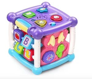 VTech Busy Learners Activity Cube, Purple - Picture 1 of 2