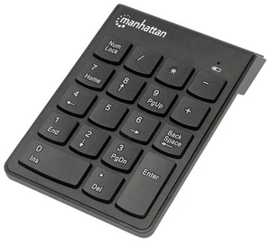 Manhattan Numeric Keypad, Wireless (2.4GHz), USB-A Micro Receiver, 18 Full Size - Zdjęcie 1 z 4
