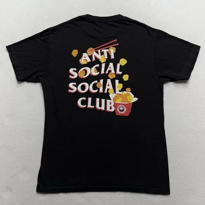 Camiseta Negra Anti Social Social Club x Panda Express Talla Grande Foto 1 de 4