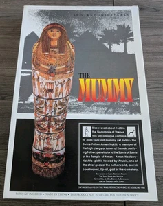 La Mummia 60" Gigante Blow Up Figura Gonfiabile Sarcofago 1992 Vintage Halloween - Foto 1 di 2