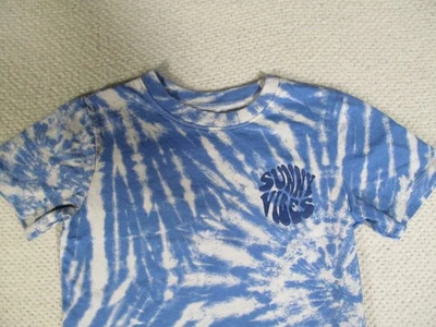 H&M Toddler Tie-Dye T-Shirt Boys 3T/4T Blue White Starburst Graphic Tee - Image 1 of 4