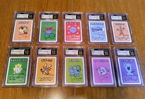 ✨10 CGC PRISTINE 10 Graded Pokemon Cards Lot Japanese Old Maid $40-50 Each MSRP! - Picture 1 of 12