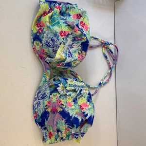 Victoria’s Secret bikini top size 34C NWOT. Fluorescent Colors. Beach Pool. - Picture 1 of 3