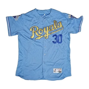 Camiseta de béisbol Majestic Kansas City Royals Yordan Ventura #30 2015 para hombre 40  - Imagen 1 de 13