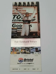 Dale Earnhardt Unused Bristol Nascar Racing Race Ticket 2003 Charter Ticket - Picture 1 of 3