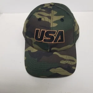 USA Camouflage Adjustable Strapback Hat, New - Picture 1 of 4