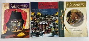Lot of 3 - 1998 Department 56 Quarterly, Heritage Village, Snow - w/ Pop Up - Picture 1 of 11