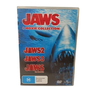 Jaws 2 3 4 DVD Action Adventure Great White Shark Amity Island Region 4 VGC - Picture 1 of 10