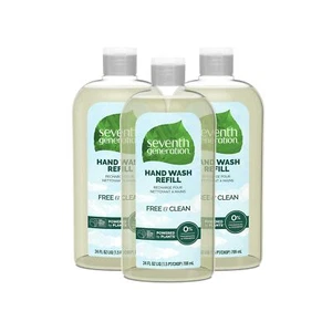 Seventh Generation Hand Soap Refill Free & Clear Unscented 24 oz 3 pack Packa... - Picture 1 of 7