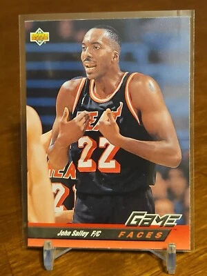 1992-93 Upper Deck Basketball Card #497 John Salley Heat Game Faces - Image 1 of 2