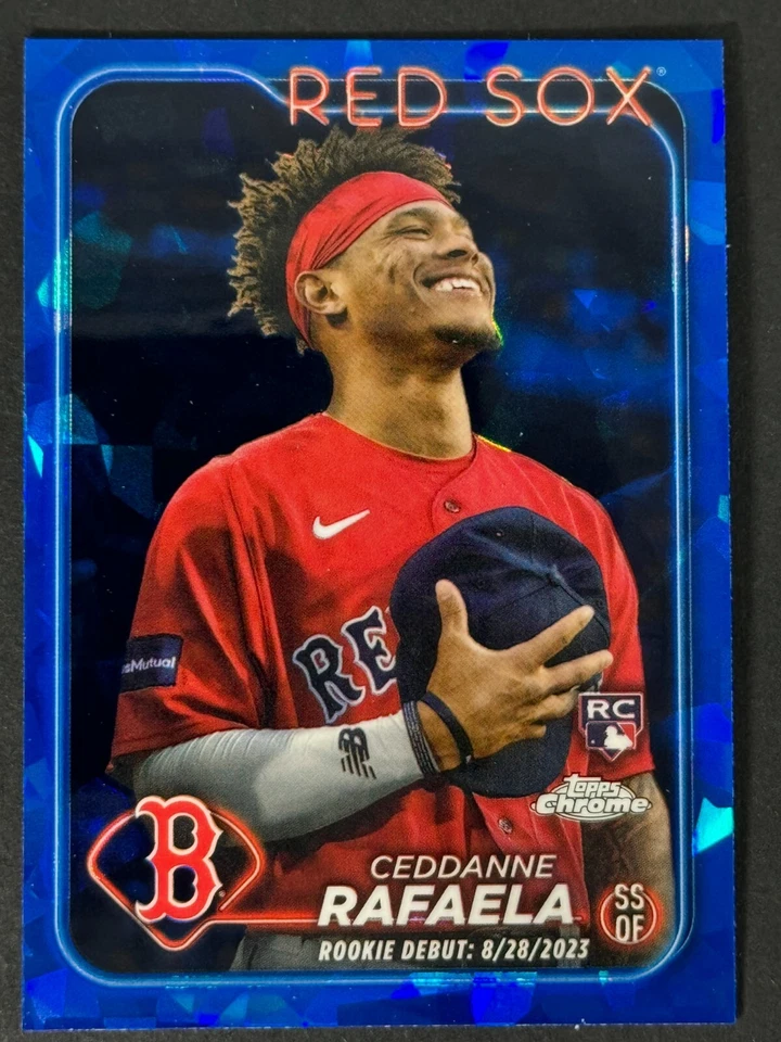 Ceddanne Rafaela RC 2024 Topps Chrome Sapphire Update #USCS110 - Image 1 of 1