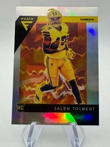 2022 Chronicles NFL Football JALEN TOLBERT #FX-15 Flux Chrome Rookie RC Cowboys - Picture 1 of 2