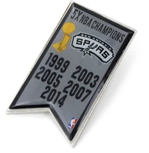 SAN ANTONIO SPURS - CAMPEONES - PIN DE SOLAPA/SOMBRERO - TOTALMENTE NUEVO - NBA-PN-1064-20 - Imagen 1 de 1