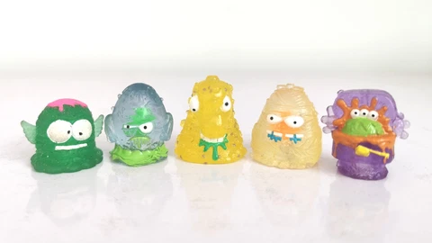 5pcs The Trash Pack Series 7 Clear Trashie Special Edition - Surprised Gift Cover