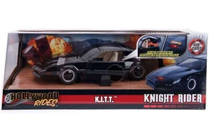Jada 1:24 1982 Pontiac Firebird Knightrider KITT mit Licht, schwarz - Bild 1 von 3