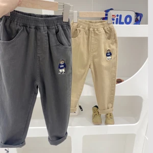 Boys Cartoon Spring Casual Pants Medium Children's Spring Clothes Boys Pants - Picture 1 of 15