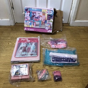Zapf BABY born's Ultimate Pop-Up Shop Playset W Till & Accessories *Damaged Box* - Picture 1 of 11