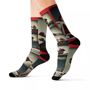 SANTA CLAUS Christmas Socks - Picture 1 of 5