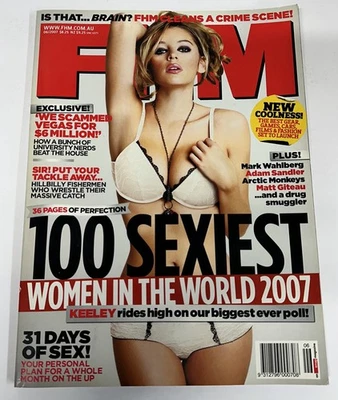 FHM Australia Magazine - June 2007 - 100 Sexiest Women Insert - Keeley Hazell - Image 1 of 4